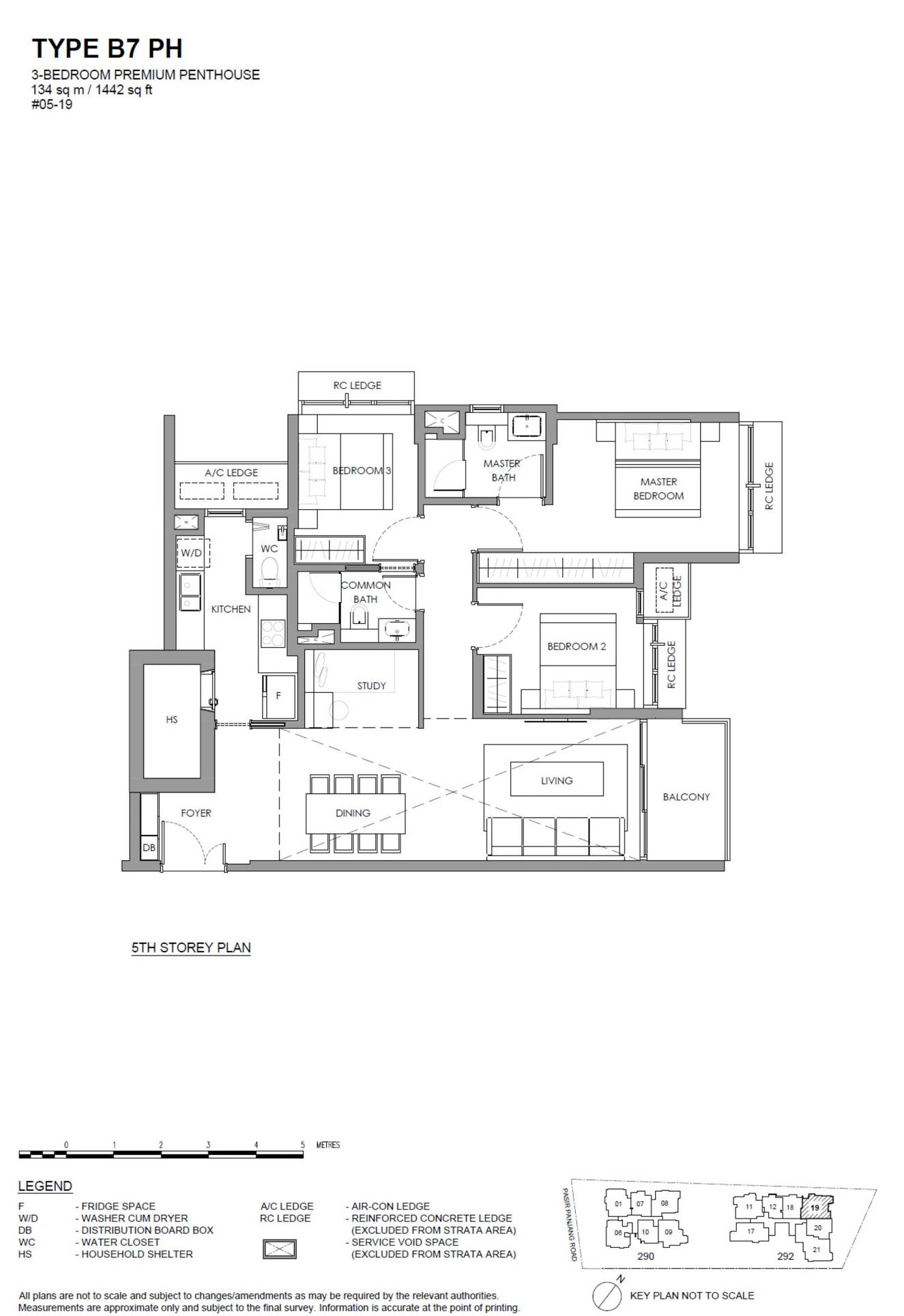 The Hillshore floorplan